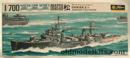 Fujimi 1/700 IJN Destroyer Matsu, 37 plastic model kit